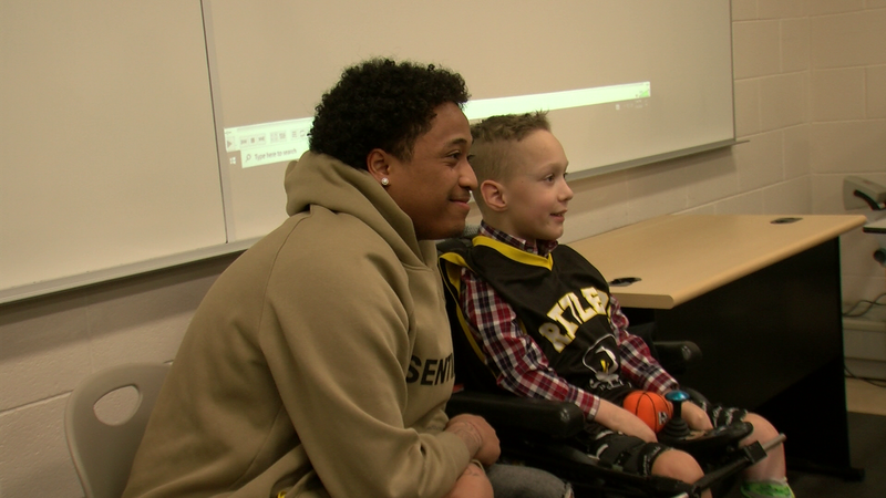 10-year-old boy raises disability awareness with Medicine Hat University students