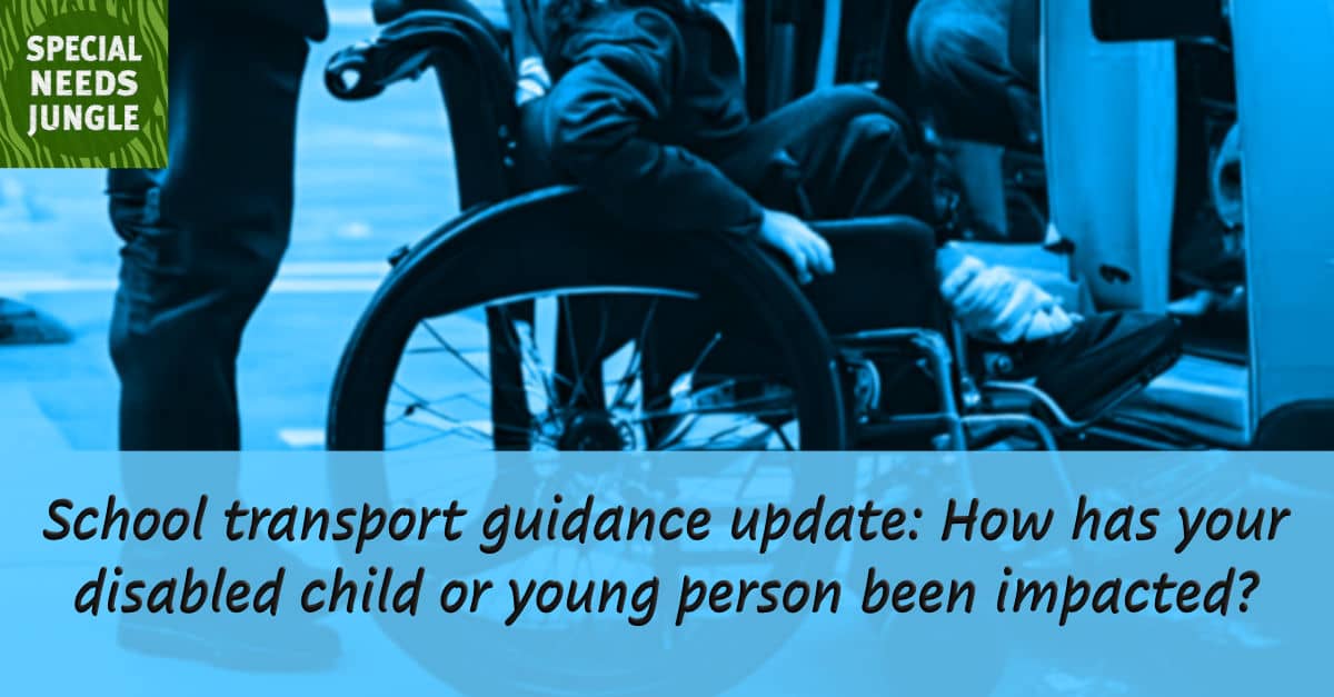 Update on guidance on school bus operations: How is this affected for children and young people with disabilities?