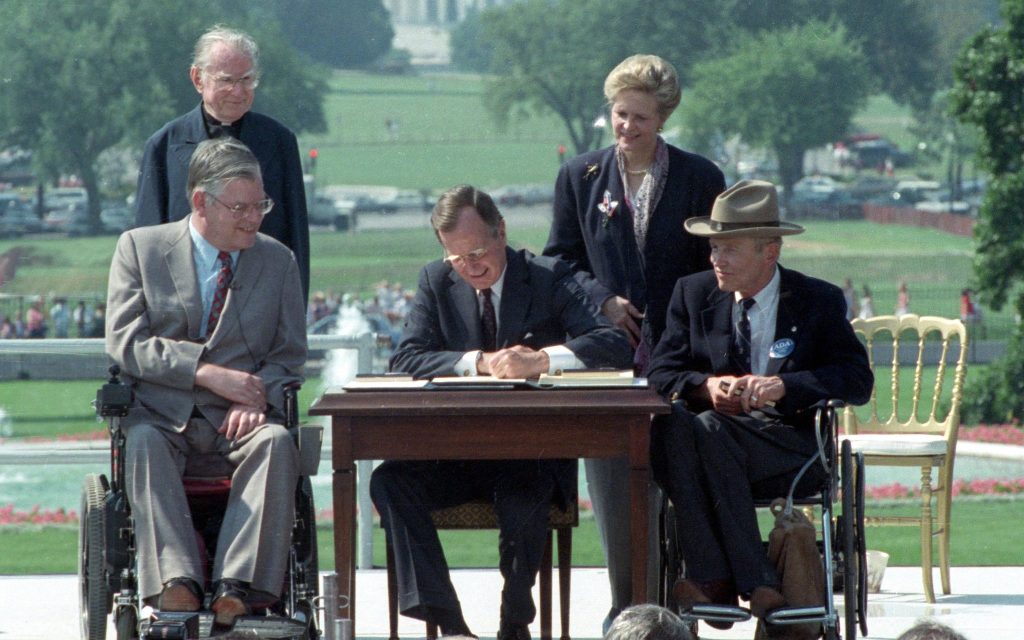 The Americans with Disabilities Act is passed – Chicago Tribune