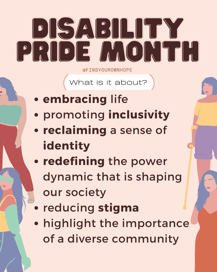 July 5, 2024: Disability Pride Month