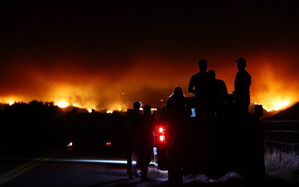 Six wildfires burning in parts of the Los Angeles metropolitan area