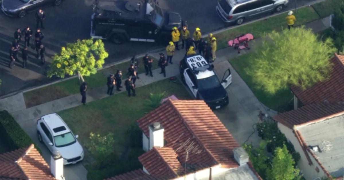 Robbery suspect shot dead after lunging at police in Los Angeles neighborhood