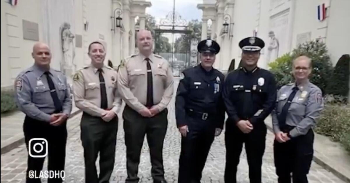 Los Angeles County Sheriff’s Department sends law enforcement team to Paris Olympics